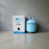 Blue gas cylinders with white cartons are specially designed for industrial gas packaging and transportation details Picture